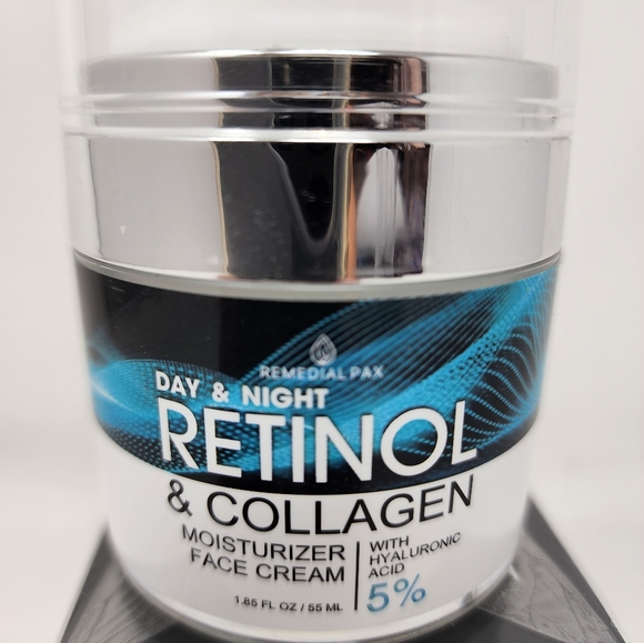Retinol & Collagen Face Cream Moisturizer Day & Night Hyaluronic Acid Sealed - Picture 3 of 11